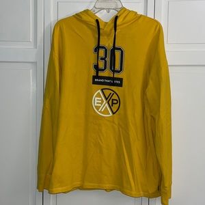 Express men’s long sleeve hooded shirt. Size large.